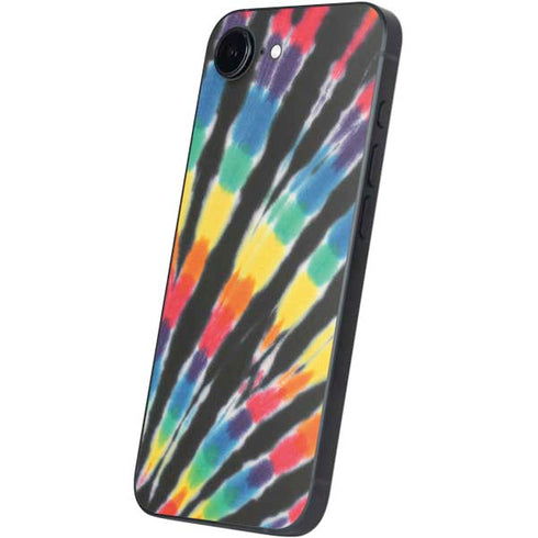 Liquid Blue Tie Dye - Rainbow iPhone 16e Skin